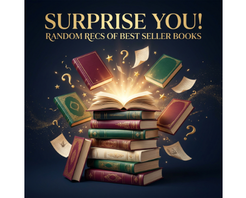 Surprise You! Random Recs of Best-Seller Books cover photo collage