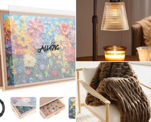 Cozy Bookish & Hobby cover photo collage