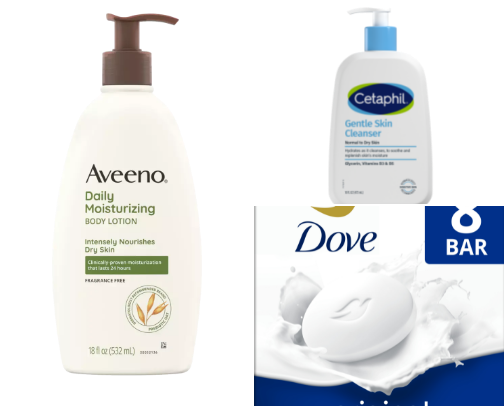 sensitive skin care! cover photo collage