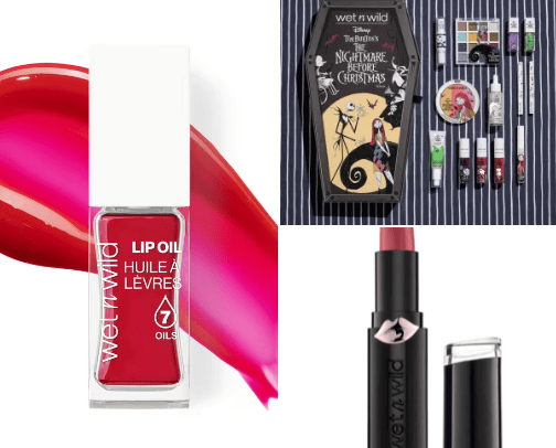 WetNWild Lip-oil cover photo collage