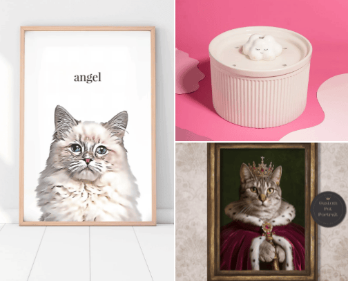 For the love of Cats 🐈🐾💖 cover photo collage