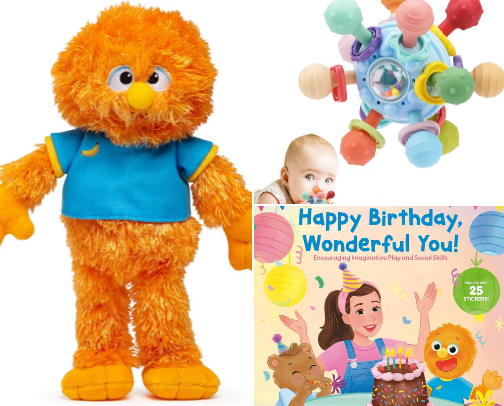 Baby-Toddler favorite toys cover photo collage
