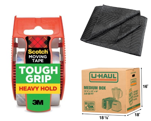 This list is for anyone moving and this are few things I found that were helpful for me especially this was my first moving using a moving van. I decided to make this list as I couldn’t find anyone out there with something like this. cover photo collage
