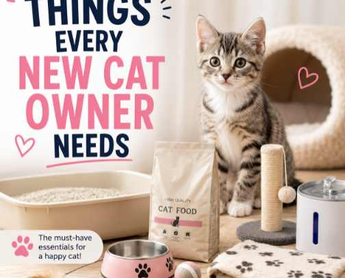 Things every new cat owner needs cover photo collage