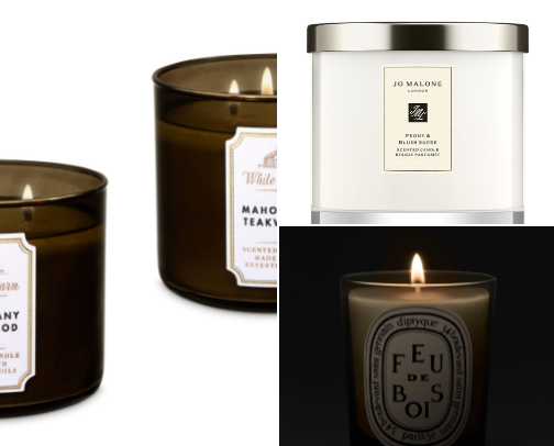 Scented Candle for Cozy Vibes ✨🕯️ cover photo collage