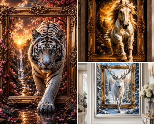 My Wildlife & Animal Digital Prints cover photo collage