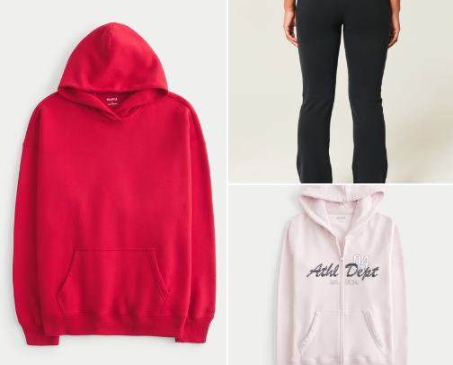 women’s fall cozy loungewear cover photo collage