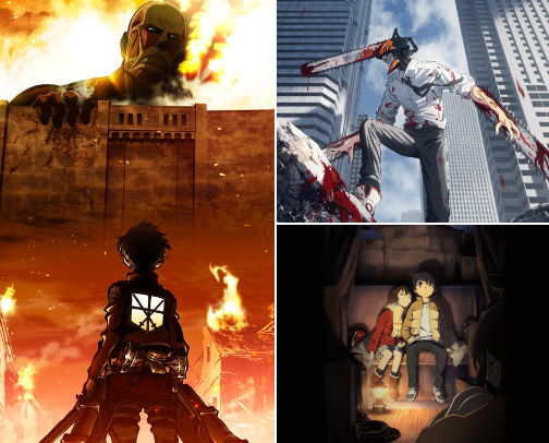 Anime I recommend cover photo collage