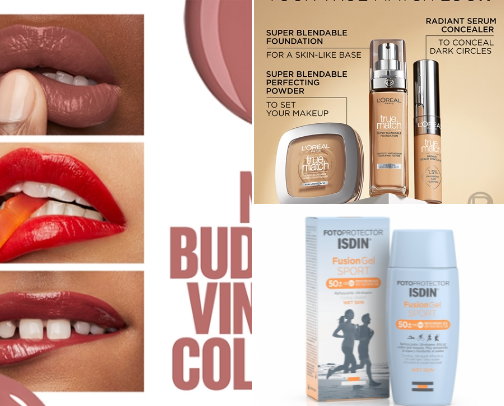 My favorite beauty products cover photo collage