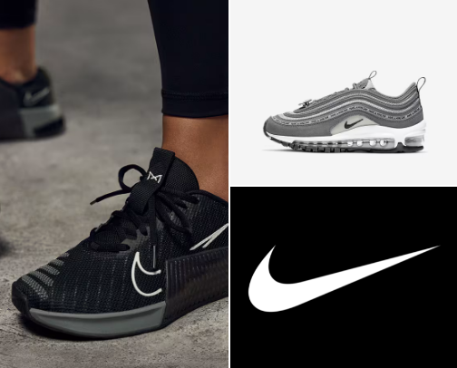 Nike shoes cover photo collage