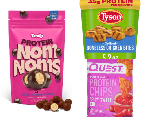 favourite high protein snacks cover photo collage