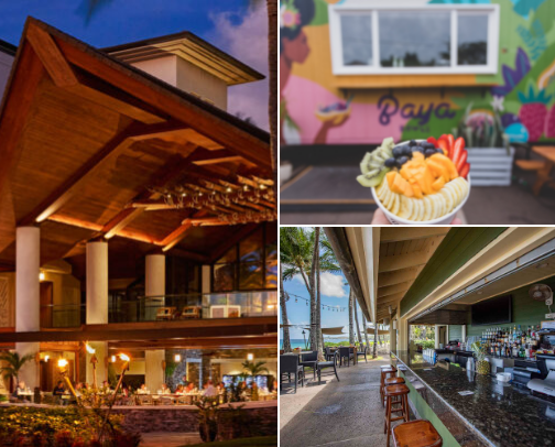 Maui restaurant guide cover photo collage