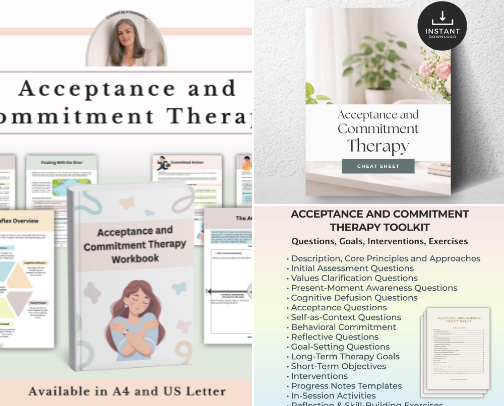 Acceptance and Commitment Therapy cover photo collage