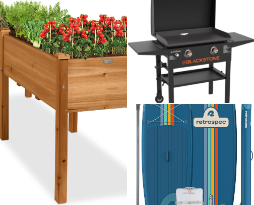 What to Add to Your Wedding Registry | Outdoor Items cover photo collage