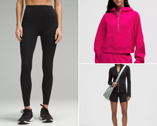 lululemon. cover photo collage