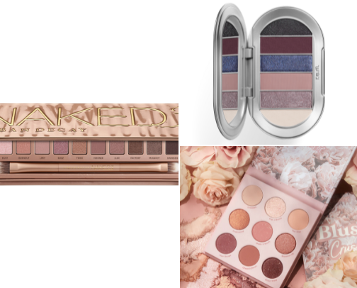 My fave makeup palettes cover photo collage
