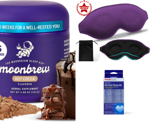 My Cozy Girl Sleep Essentials cover photo collage