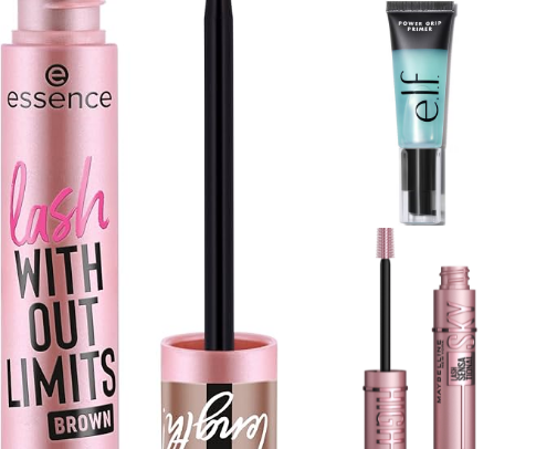 Essence brown mascara cover photo collage