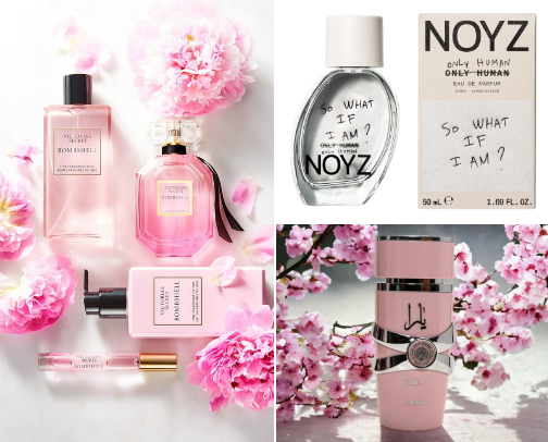 Best smelling perfume cover photo collage