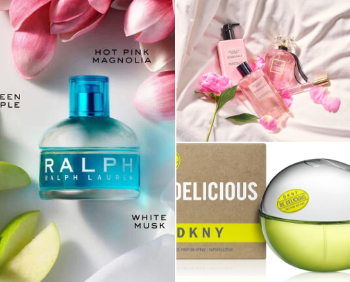 Best smelling perfume cover photo collage