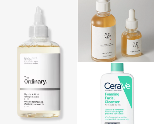 Top skincare cover photo collage