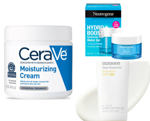 Skincare essentials for beginners cover photo collage
