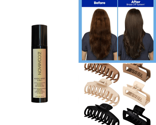 Hair must haves cover photo collage