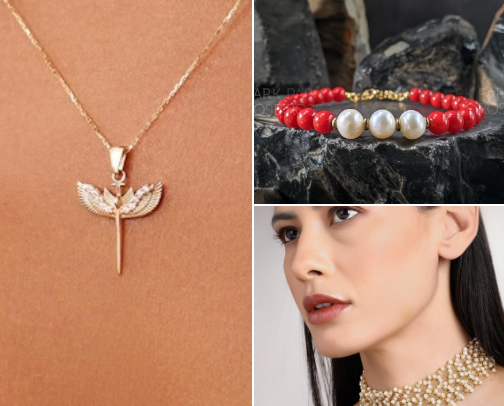 Gleam & Glow: Jewelry Trends cover photo collage