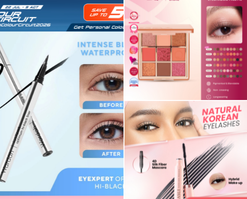 🇮🇩 Best Affordable Indonesian Eye Makeup cover photo collage