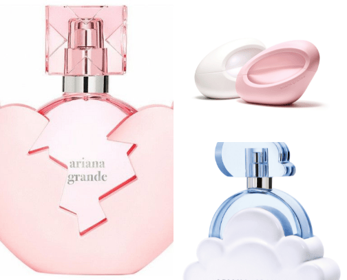 Ariana Grande perfumes 🫧🎀💗 cover photo collage