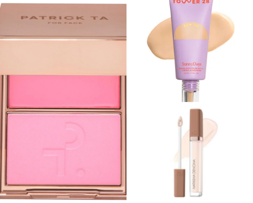 School air proof Makeup routine cover photo collage