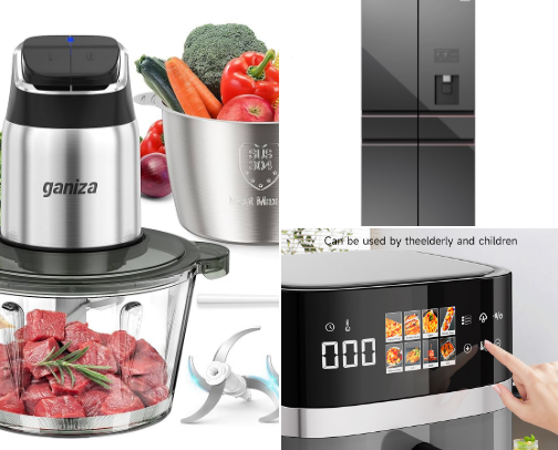 KITCHEN ESSENTIALS, APPLIANCES & GADGETS cover photo collage
