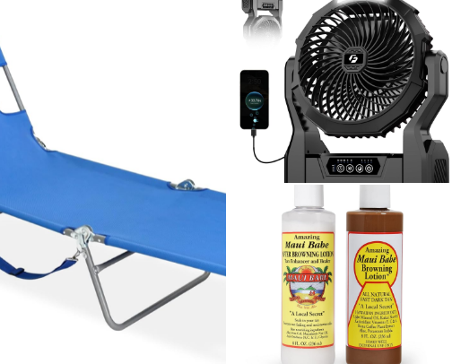 Tanning Comfortably☀️🧴🕶️ cover photo collage