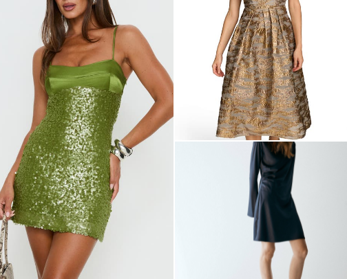 Party dress for Chic cover photo collage