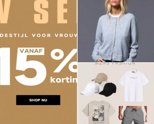 Shein must haves women/men cover photo collage