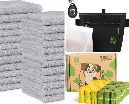 Puppy Essentials: What We Actually Used in the First 2 Weeks cover photo collage