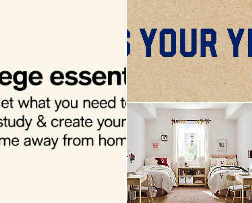 Off to College with Savings and Style: Dorm Essentials cover photo collage