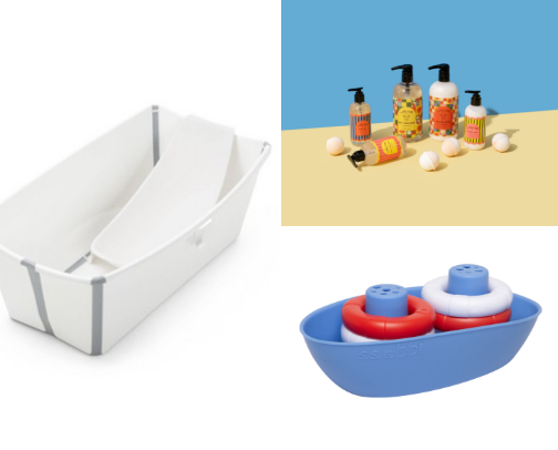 The Honest Bath Diary: Clean Essentials for Baby to Toddlerhood cover photo collage