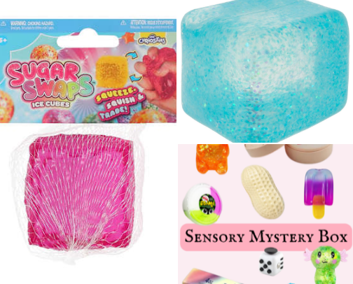 Squishies and Sensory Toys cover photo collage