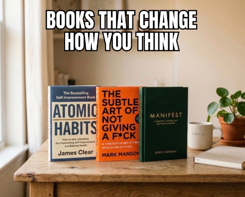 📚 Must Read Books That Completely Change How You Think & Understand Life cover photo collage