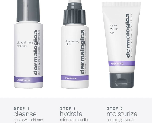 Rosacea Relief: Dermalogica Skincare for Sensitive, Redness-Prone Skin cover photo collage