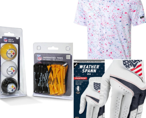 Christmas gift guide for boyfriends that love to golf cover photo collage