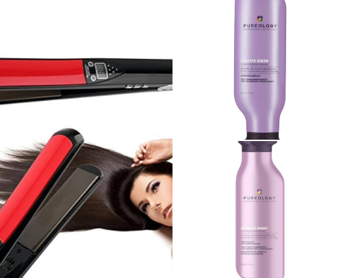 Straightened or Chemically Processed Curly Hair cover photo collage