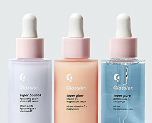 Glossier cover photo collage