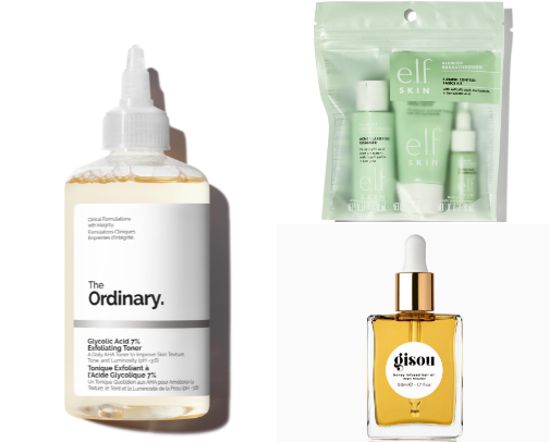 skincare, bodycare & haircare ♡ cover photo collage
