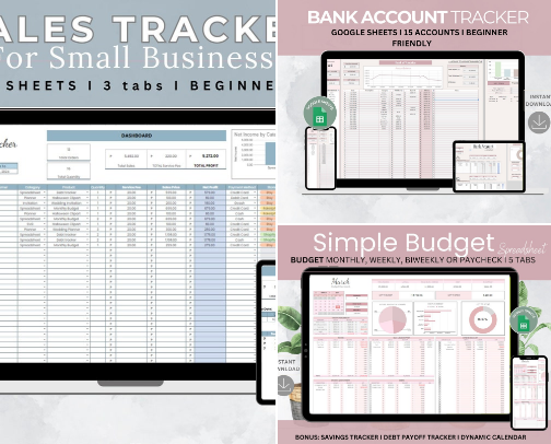 Digital Spreadsheet Templates That Actually Make Life Easier 📊✨ cover photo collage