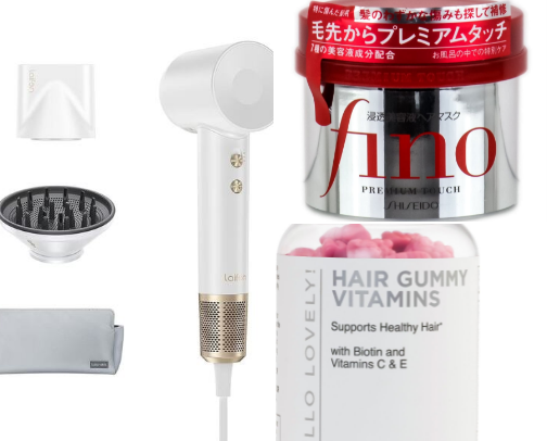 Hair Tools & Hair care Must Haves cover photo collage