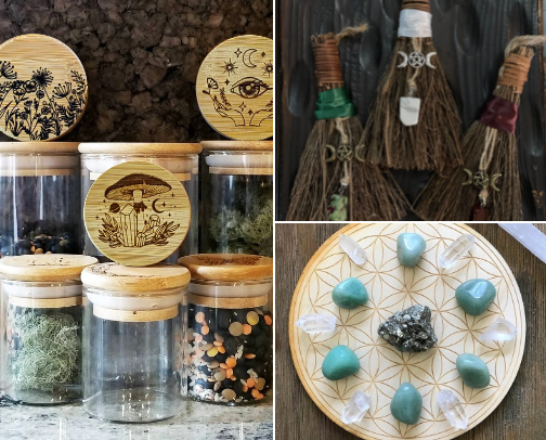 Witches Cabinet cover photo collage