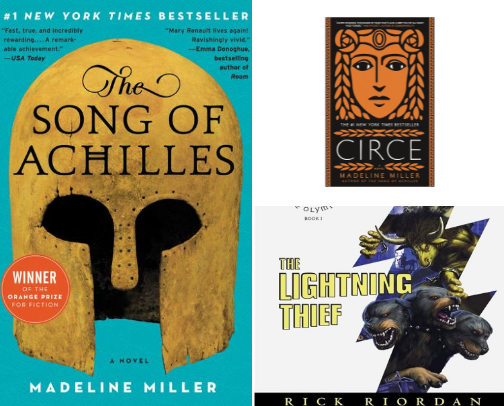 Mythology Retellings cover photo collage