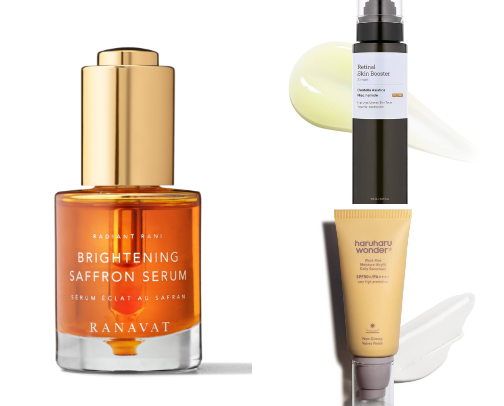 My Glowy Skincare Products cover photo collage